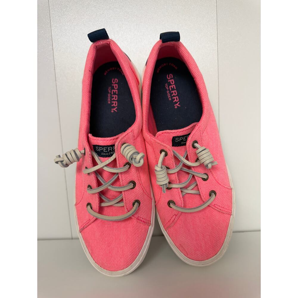 Sperry Top-Sider Pier Wave Canvas Slip-On Sneakers - Vibrant Neon Pink